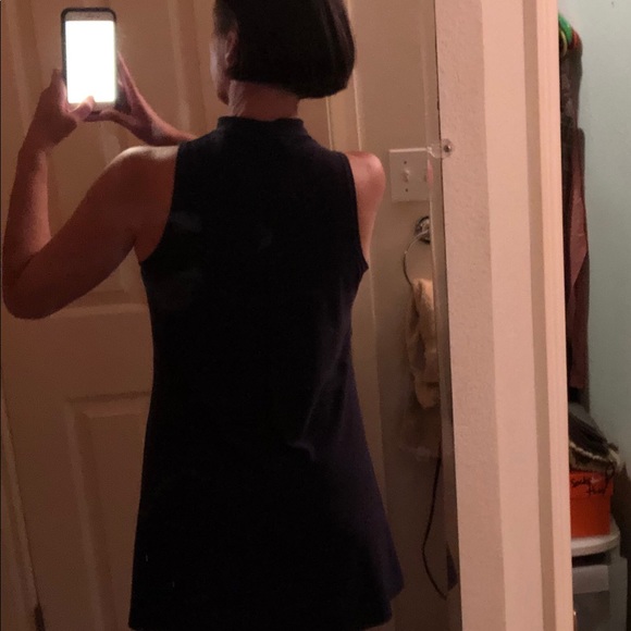 Navy turtle neck mini-dress or tunic - Picture 4 of 4